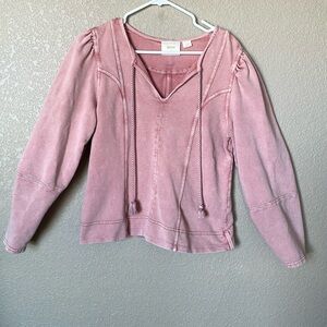 Anthropology long sleeve top. Size large
